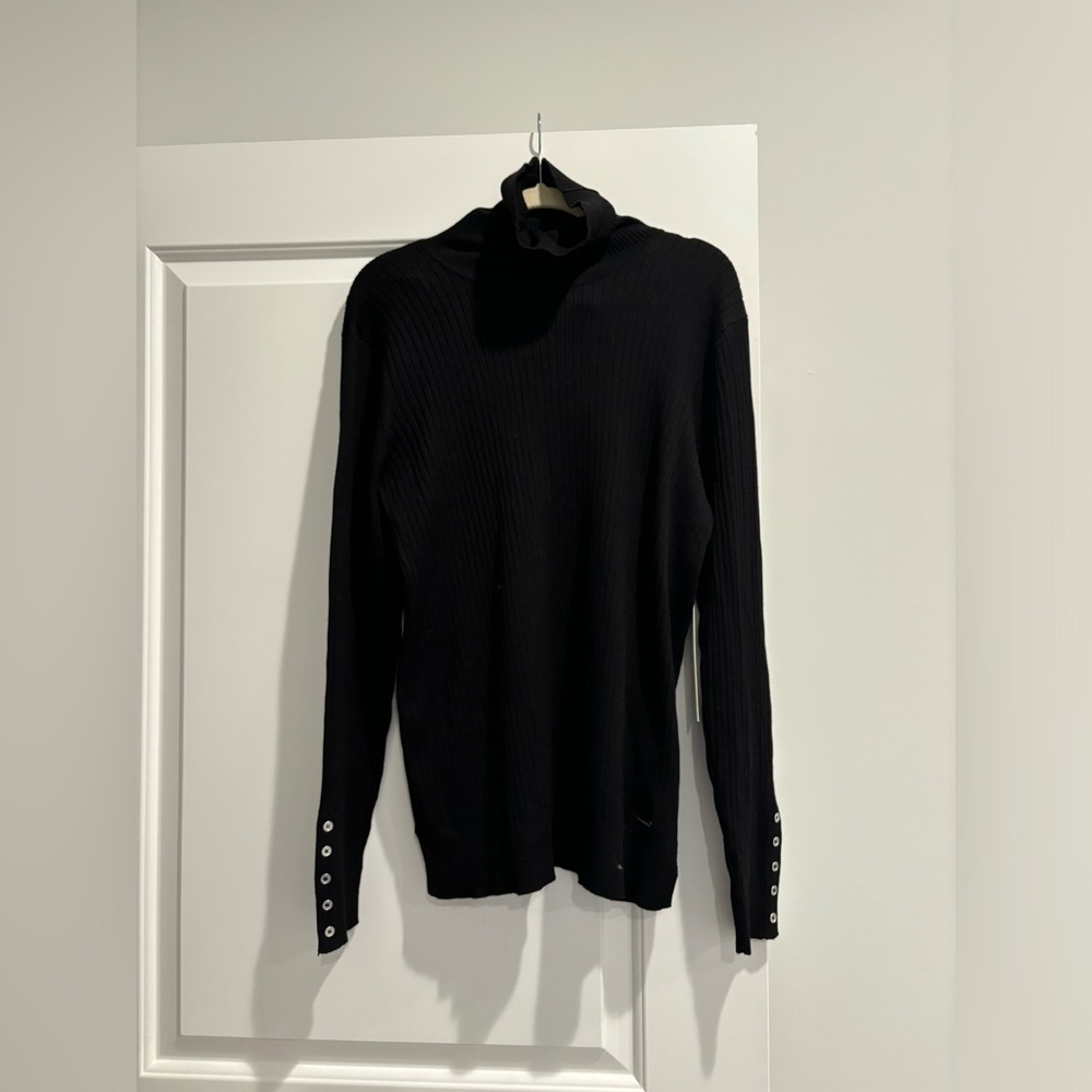 Modern Essentials Black Long Sleeve Turtleneck